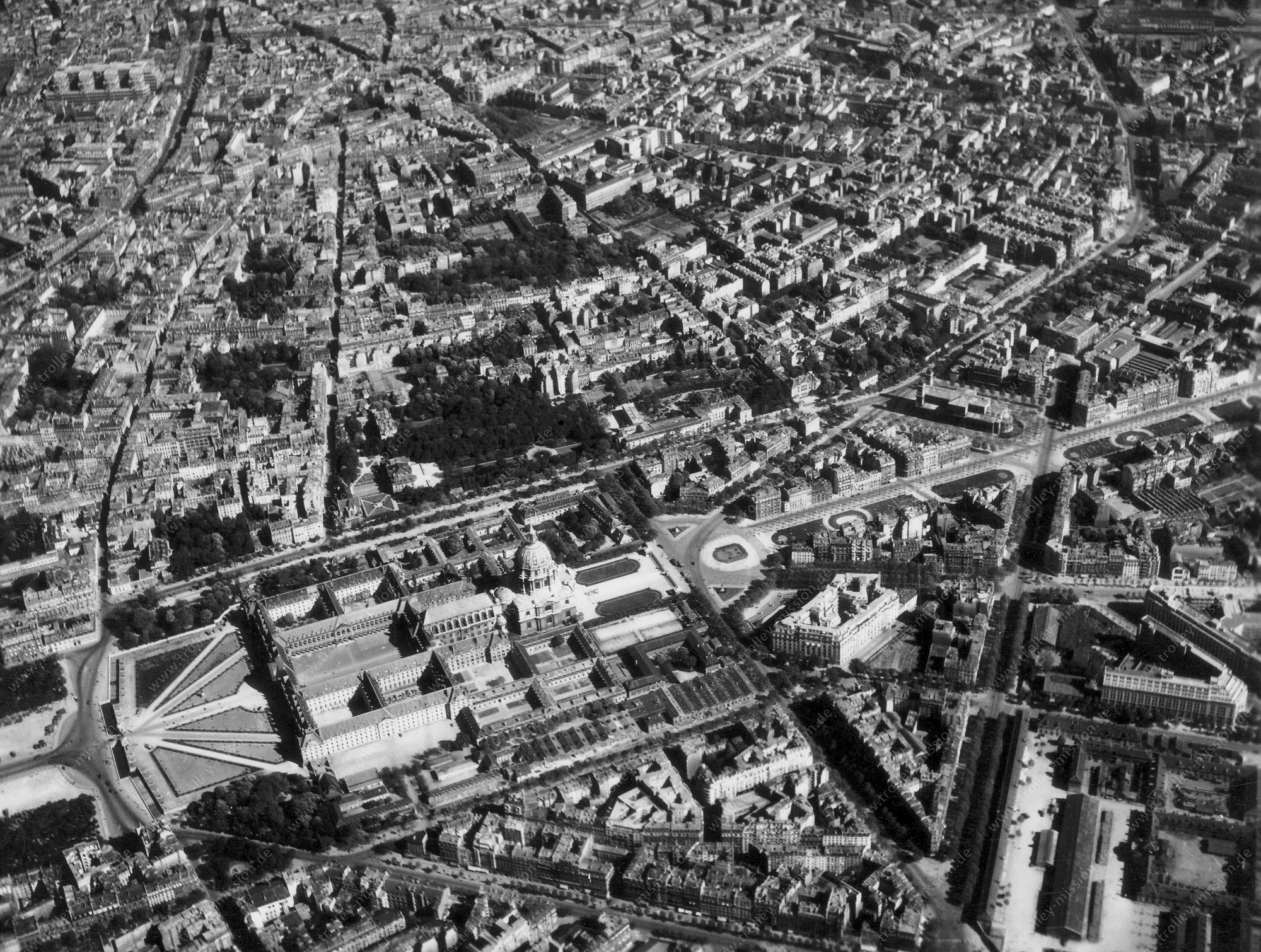 Paris Hôtel des Invalides - Photo aérienne ancienne Publié le 5. novembre 2018